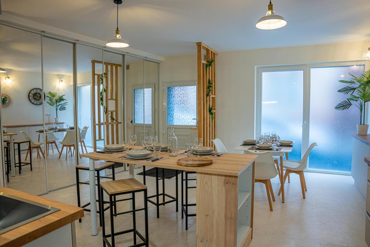 Superbe Maison De Ville - Chambre Privee - Quartier Villebourbon - 5 Min A Pied Gare Et Hypercentre Montauban Luaran gambar