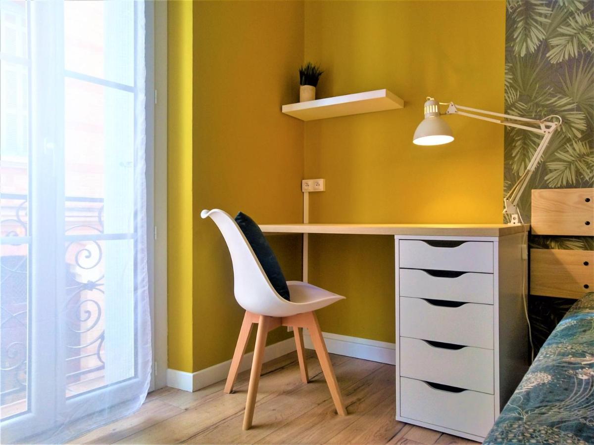 Superbe Maison De Ville - Chambre Privee - Quartier Villebourbon - 5 Min A Pied Gare Et Hypercentre Montauban Luaran gambar