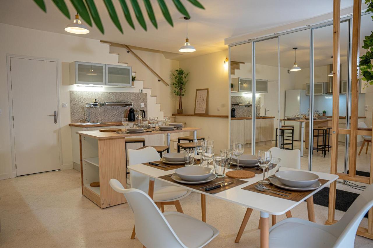 Superbe Maison De Ville - Chambre Privee - Quartier Villebourbon - 5 Min A Pied Gare Et Hypercentre Montauban Luaran gambar